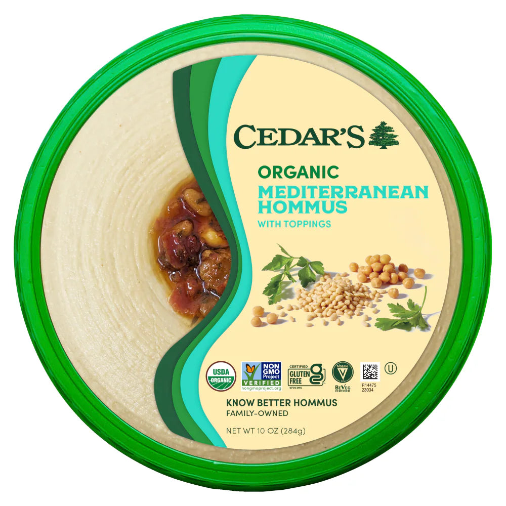 Cedar's Foods Organic Original Hummus 10 Oz