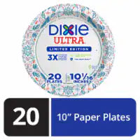 Dixie Ultra® 10" Disposable Paper Plates