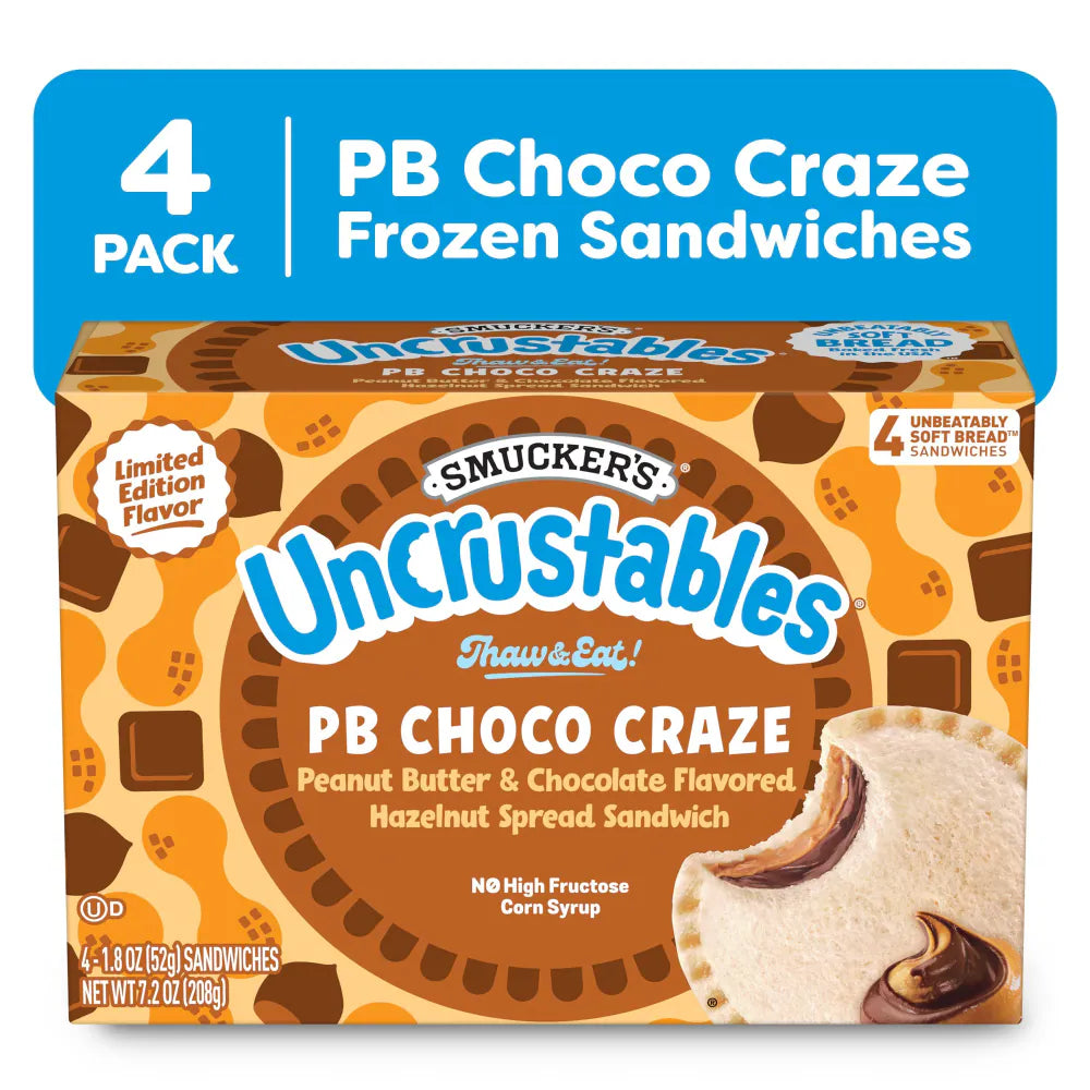 Smucker’s Uncrustables Peanut Butter & Grape Jelly Sandwiches