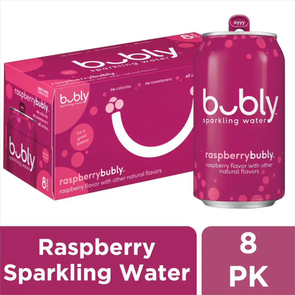 Bubly™ Grapefruit Flavored Sparkling Water Cans