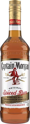 CAPT MORGAN SPICED GLASS 750 ML