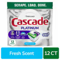 Cascade Platinum Dishwasher Pods