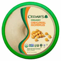 Cedar's Foods Organic Original Hummus 10 Oz