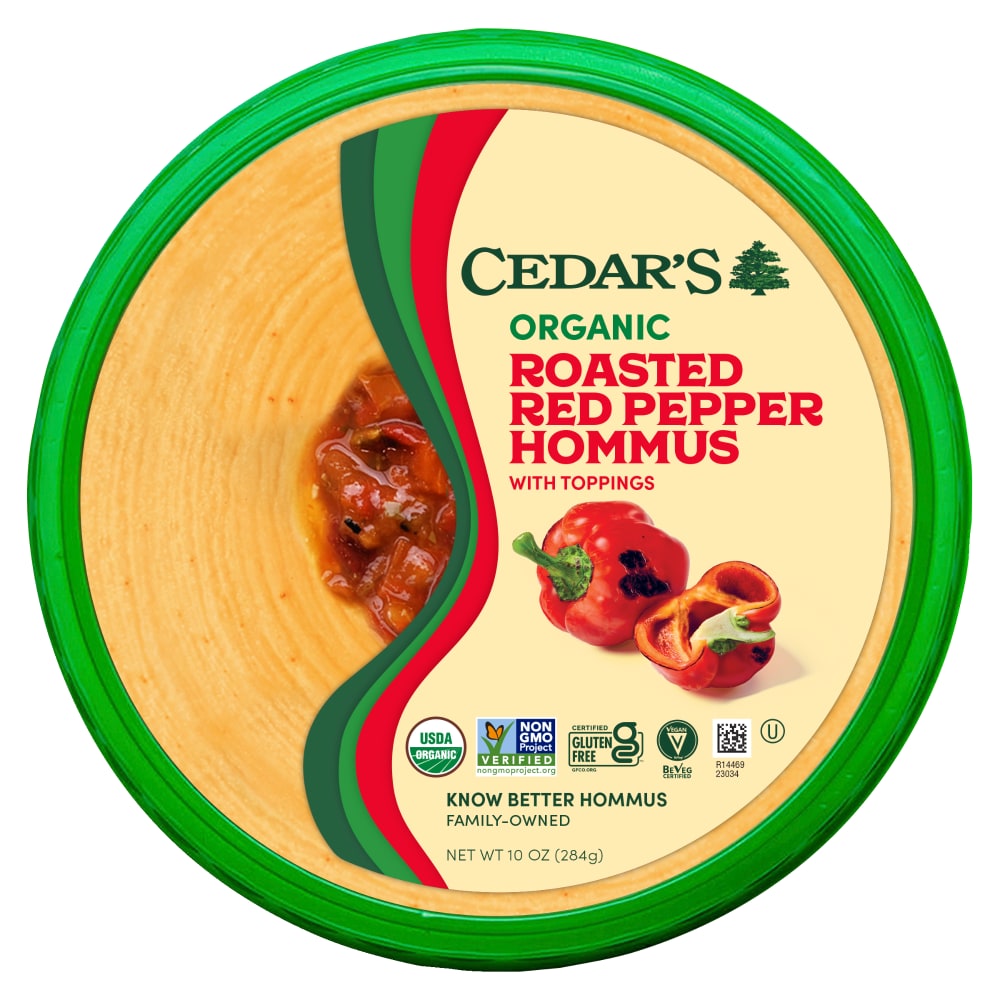 Cedar's Foods Organic Original Hummus 10 Oz