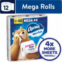 Charmin Ultra Soft Toilet Paper Mega Roll