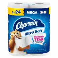Charmin® Ultra Soft™ Smooth Tear Toilet Paper Mega Rolls