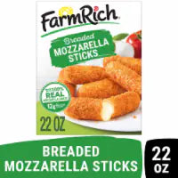 Farm Rich Frozen Breaded Mozzarella Cheese Sticks