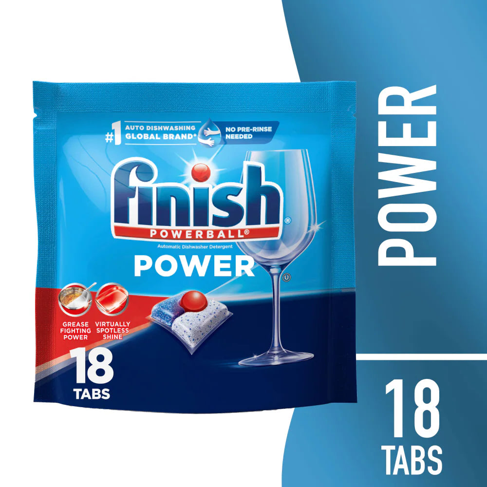 Finish Power Dishwasher Detergent Pods