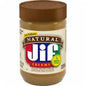 Jif Creamy Natural Peanut Butter