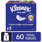 Kleenex Ultra Soft Facial Tissues Cube Box 3 Ply