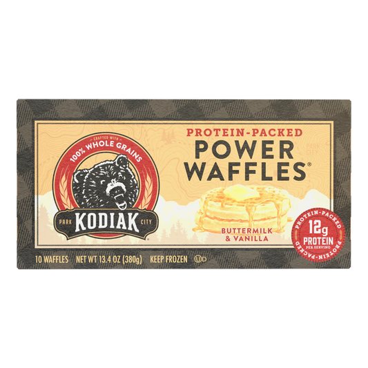 Kodiak® Protein-Packed Buttermilk & Vanilla Frozen Power Waffles®