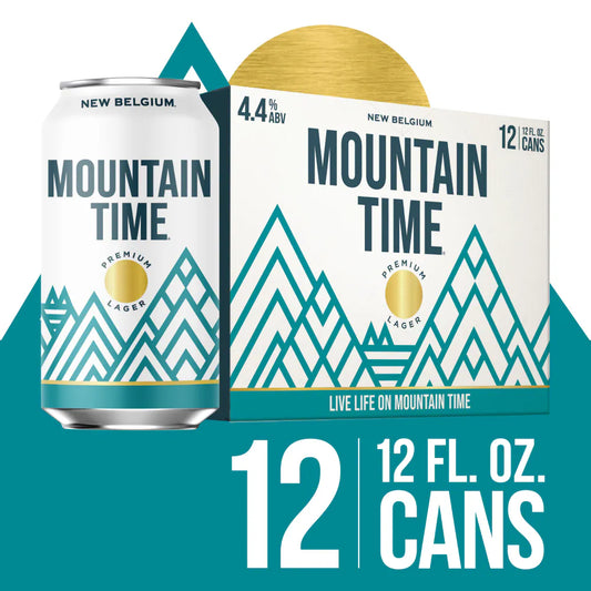 New Belgium Mountain Time Lager Craft Beer