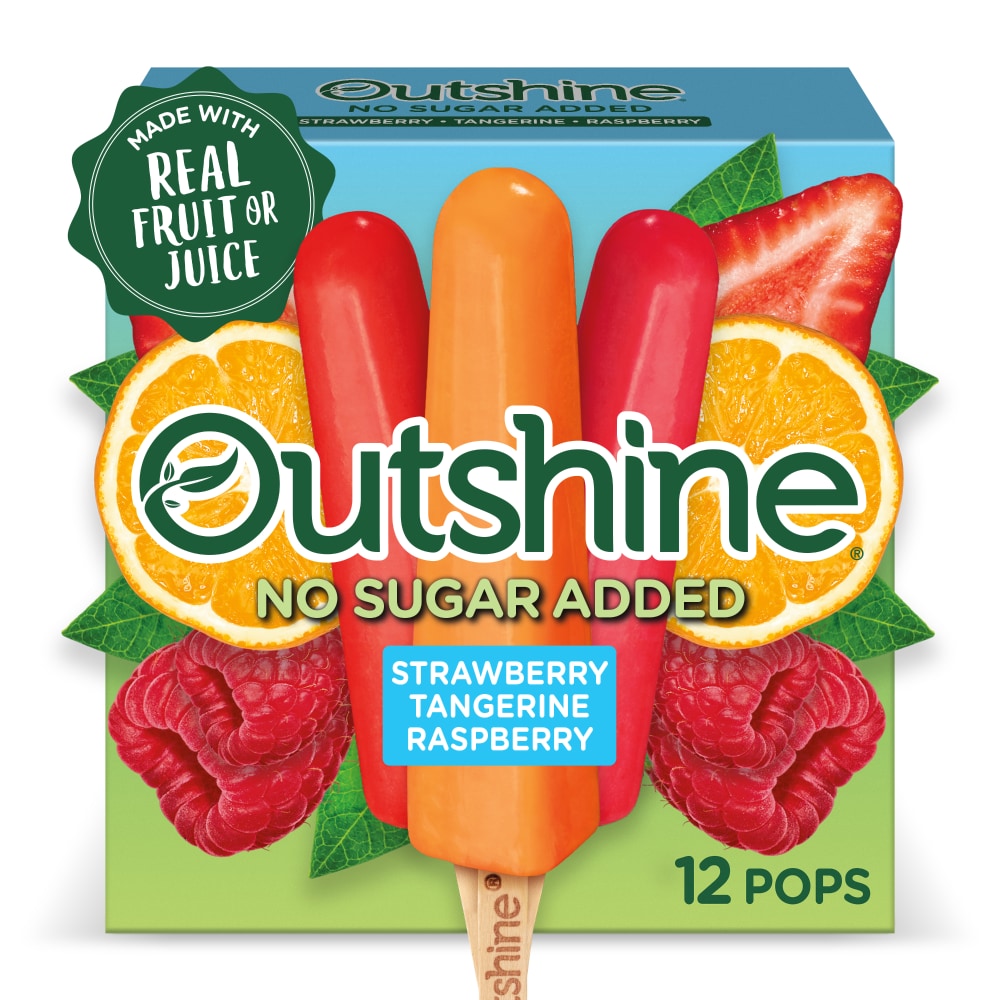 Outshine® Strawberry Lime Raspberry Variety Pack Fruit Bars