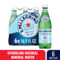 S.Pellegrino Sparkling Natural Mineral Water Glass Bottle