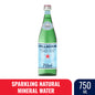 S.Pellegrino Sparkling Natural Mineral Water Glass Bottle