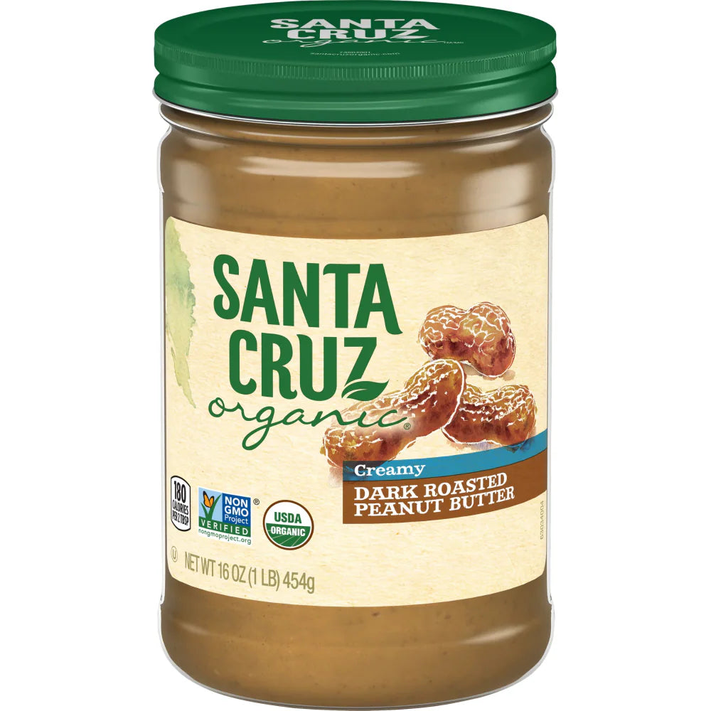 Santa Cruz Organic® Dark Roasted Creamy Peanut Butter