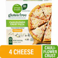 Simple Truth® Four Cheese Gluten Free Cauliflower Crust Frozen Pizza