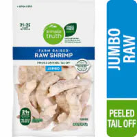 Simple Truth® Jumbo Raw Shrimp Peeled & Deveined Tail Off 1 LB
