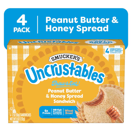 Smucker’s Uncrustables Peanut Butter & Grape Jelly Sandwiches