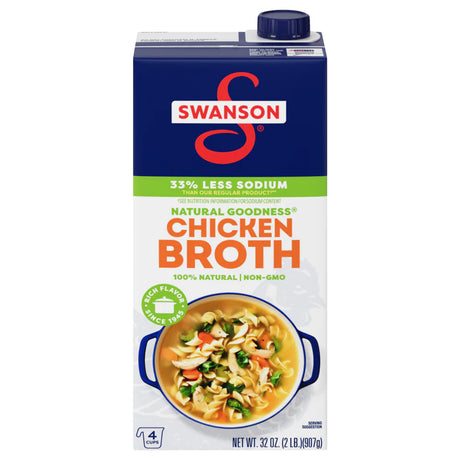 Swanson® 33% Less Sodium Chicken Broth