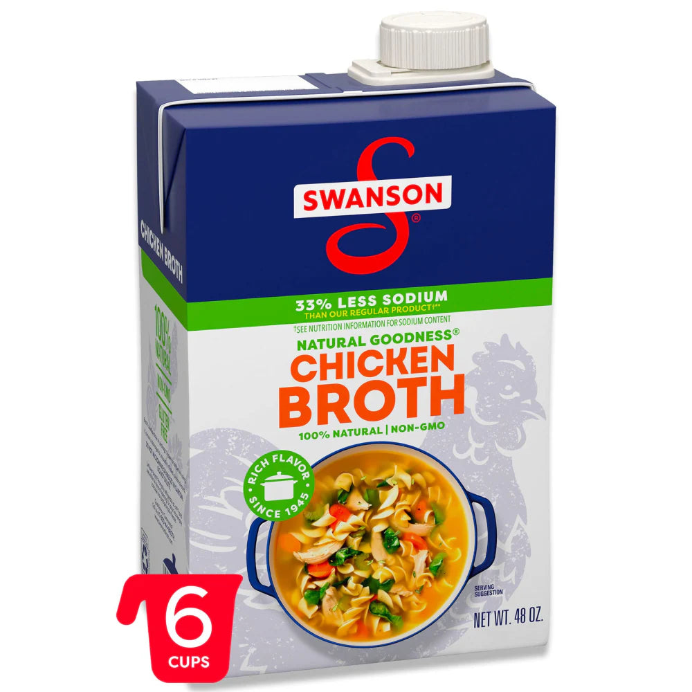 Swanson® 33% Less Sodium Chicken Broth