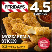 TGIF Fridays Mozzarella Sticks Frozen Snacks with Marinara Sauce
