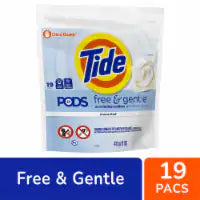 Tide Pods Free & Gentle Laundry Detergent Pods