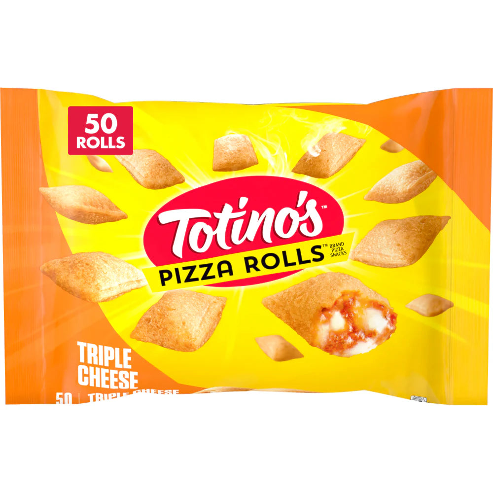 Totino's Pizza Rolls Triple Cheese Flavored Frozen Snacks