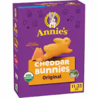 Annie's Cheddar Bunnies Organic Original Cheese Crackers