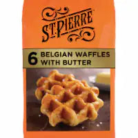 St Pierre Butter Brioche Waffles, 6 packs,