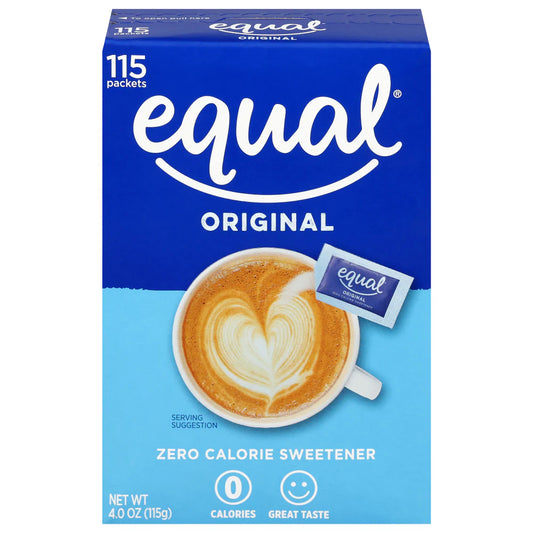 Equal® Zero Calorie Sweetener Packets  115ct