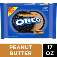 OREO Peanut Butter Creme Chocolate Sandwich Cookies Family Size