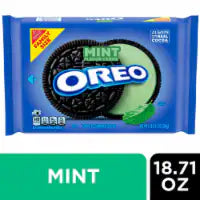 OREO Mint Creme Chocolate Sandwich Cookies Family Size